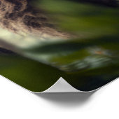 Poster Sasquatch, Bigfoot, Art Imaginaire, Mythe Urbain (Coin)