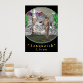 Poster Sasquatch de Bigfoot (Cuisine)