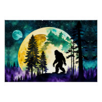 Sasquatch pleine lune