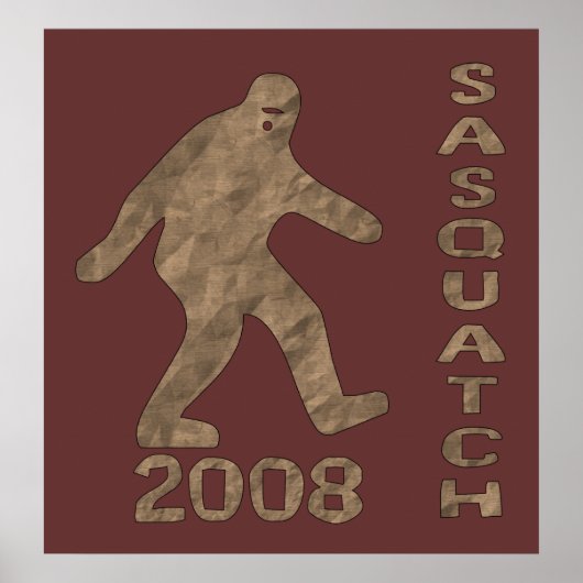 Poster Sasquatch, Président (Devant)