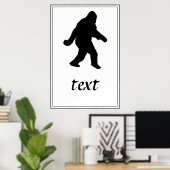 Poster Sasquatch Squatchin' Silhouette (Bureau à domicile)