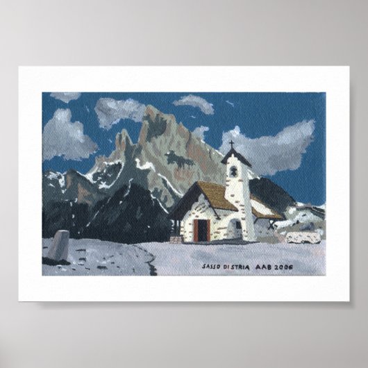 Poster Sasso di Stria (Devant)