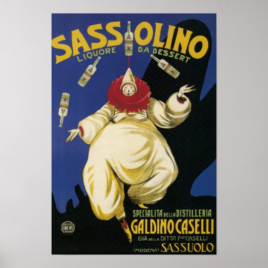 Poster Sassolino Liquore da Dessert (Devant)