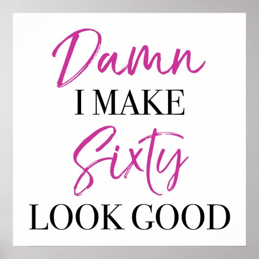 Poster Sassy 60e anniversaire (Devant)