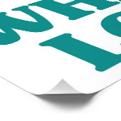 Poster Sassy 80e anniversaire (Coin)