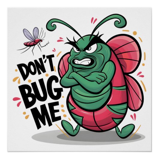 Poster Sassy Bug : L'art lunaire inspiré des graffitis (Devant)