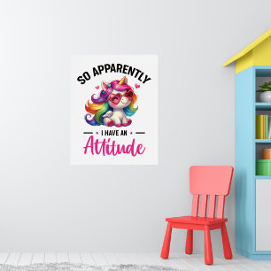 Poster Sassy, j'ai une attitude