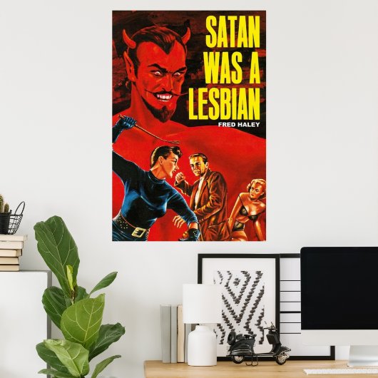 Poster Satan était une lesbienne (Bureau à domicile)