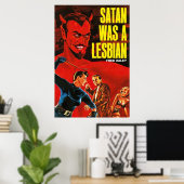 Poster Satan était une lesbienne (Bureau à domicile)