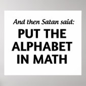 Poster Satans Math (Devant)