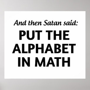 Poster Satans Math