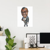 Poster Satchmo. (Bureau à domicile)