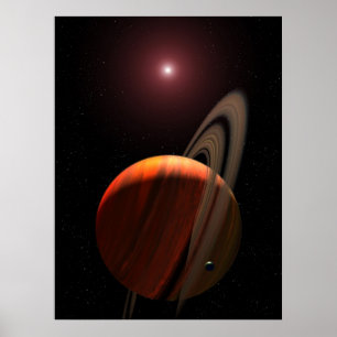 Poster Satelliser une étoile naine rouge