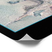 Poster satellite de Berkeley, Californie (Coin)