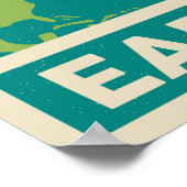 Poster satellite Earth Retro Galaxy (Coin)