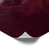 Poster Satellite exotique - Style d'illustration Space Te (Coin)