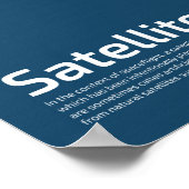 Poster satellite pour enfants (Coin)