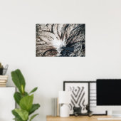 Poster Satellite volcan Mount Rainier Washington (Bureau à domicile)