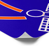 Poster Satellites orbitant la Terre (Coin)