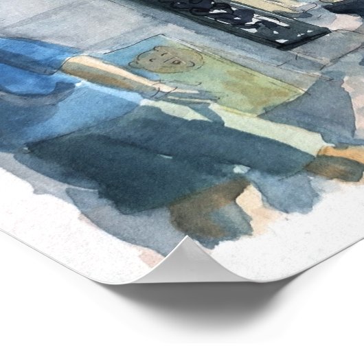 Poster Sather Gate, un peu de temps dans le futur (Coin)