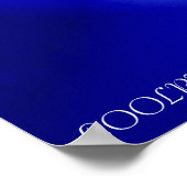 POSTER SATIN BLUES (Coin)