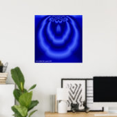 POSTER SATIN BLUES (Bureau à domicile)
