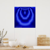 POSTER SATIN BLUES (Cuisine)