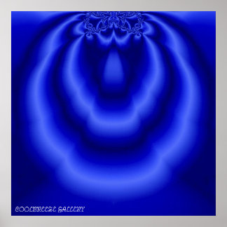 POSTER SATIN BLUES
