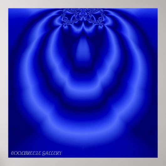 POSTER SATIN BLUES (Devant)