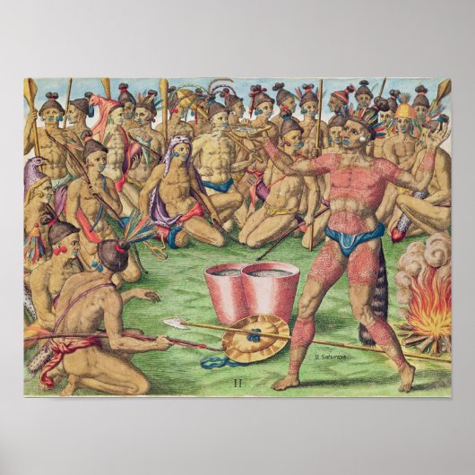 Poster Satoutiona se prépare à la bataille (Devant)