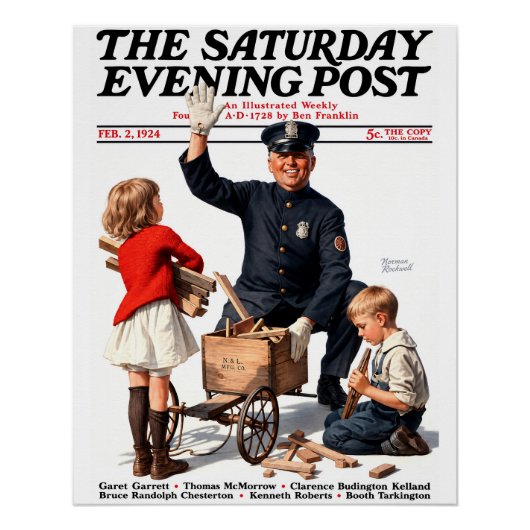Poster Saturday Post 1924 (Devant)