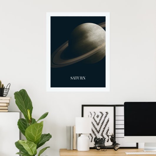 Poster Saturn (Bureau à domicile)
