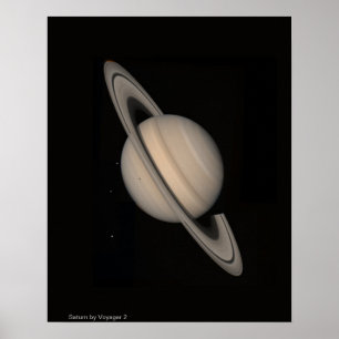 Poster Saturn par Voyager 2