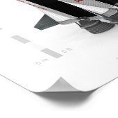 Poster Saturn V La Rocket Lune (Coin)