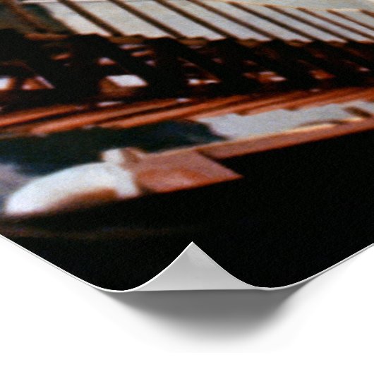 Poster Saturn V lancement de fusée 1969 Apollo Spacecraft (Coin)