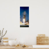 Poster Saturn V Lancement Lune Mission (Cuisine)