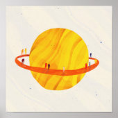 Poster Saturne (Devant)