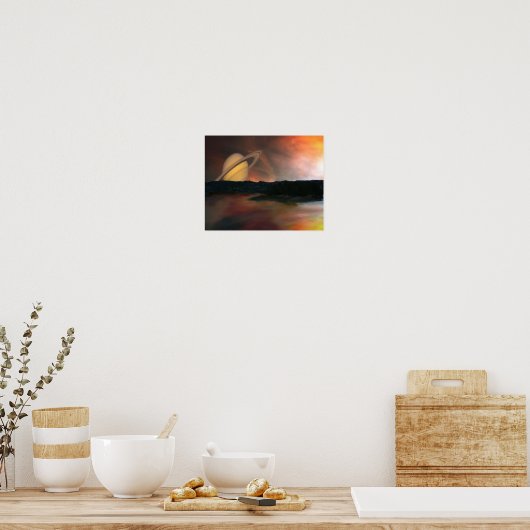 Poster Saturne (Cuisine)
