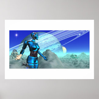 Poster Saturne