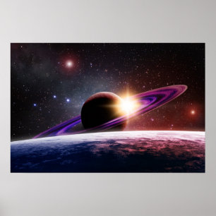 Poster Saturne