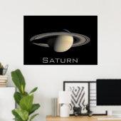 Poster Saturne (Bureau à domicile)