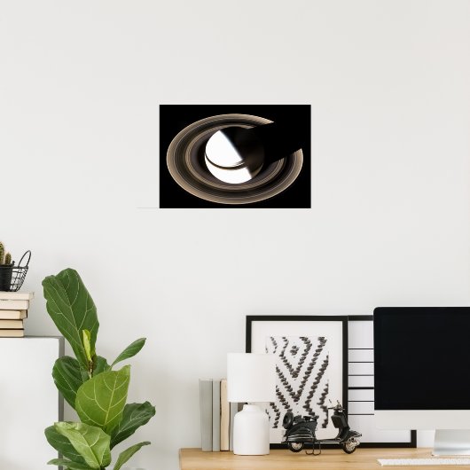 Poster Saturne 2 (Bureau à domicile)