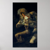 Poster Saturne de Goya dévorant son fils (Devant)