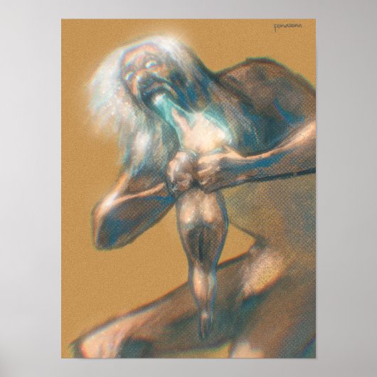 Poster Saturne Dévorant Son Fils ? (Devant)