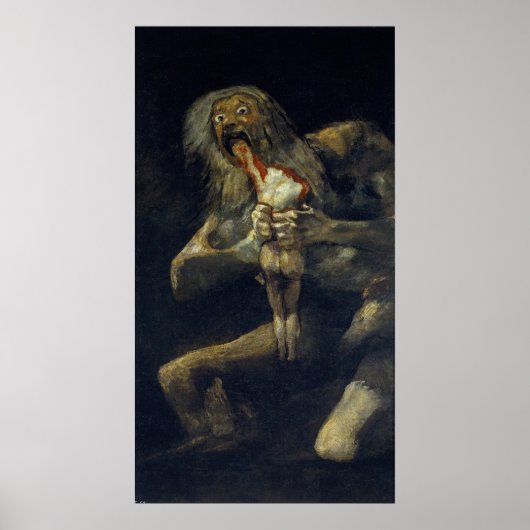 Poster Saturne Dévorant Son Fils (De Haute Qualité Sans F (Devant)