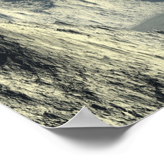 Poster Saturne espace art (Coin)