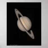 Poster Saturne par Voyager 2 (Devant)