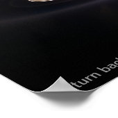 Poster Saturne rétroéclairée (Coin)