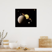 Poster Saturnus System Montage (Keuken)