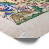 Poster Saul écouter David jouer de la harpe (Coin)